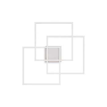 Plafoniera LED FRAME alb Ideal Lux 341316, 53.3x55.8 cm, 33W