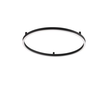 Plafoniera LED ORACLE SLIM negru Ideal Lux 341903, D50 cm, 29W