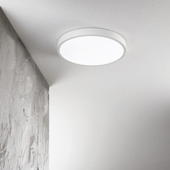 Plafoniera baie LED RAY alb Ideal Lux 318264, D40 cm, 26W