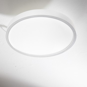 Plafoniera baie LED RAY alb Ideal Lux 318264, D40 cm, 26W