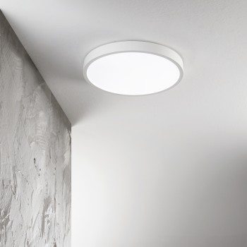 Plafoniera baie LED RAY alb Ideal Lux 327693, D60 cm, 44W
