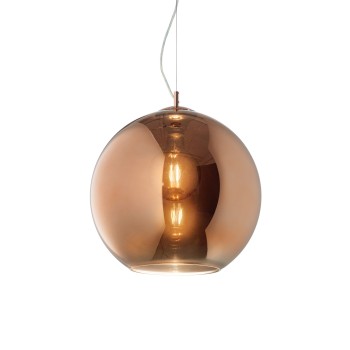 Pendul NEMO cupru Ideal Lux 111919, D40 cm, 1xE27