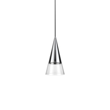 Pendul CONO crom Ideal Lux 321462, D15 cm, 1xGU10
