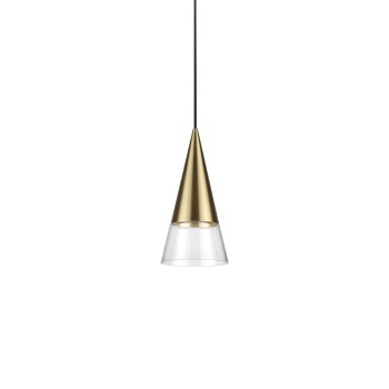 Pendul CONO alama Ideal Lux 321479, D15 cm, 1xGU10