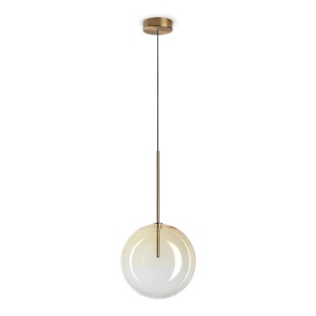 Pendul EQUINOXE fumuriu Ideal Lux 326368, D25 cm, 1xG4