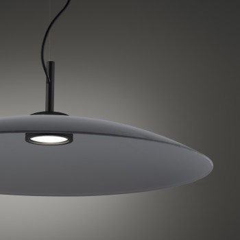 Pendul ECLIPSE negru Ideal Lux 338774, D60 cm, 1xGX53
