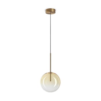 Pendul EQUINOXE fumuriu Ideal Lux 345352, D20 cm, 1xG4