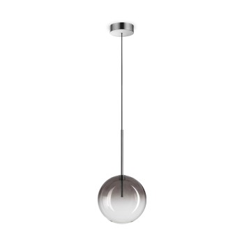 Pendul EQUINOXE fumuriu Ideal Lux 345369, D20 cm, 1xG4