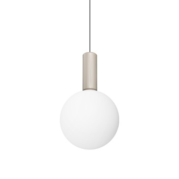 Pendul LED ODEON alb Ideal Lux 349206, D20 cm, 8W