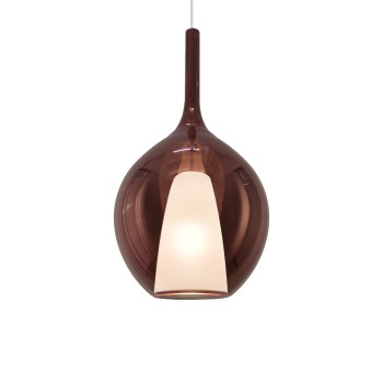 Pendul KALIQUE cupru Ideal Lux 359663, D28 cm, 1xE27