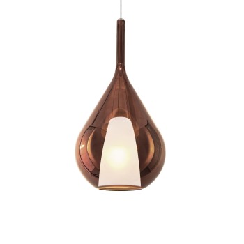 Pendul KALIQUE cupru Ideal Lux 359779, D28 cm, 1xE27