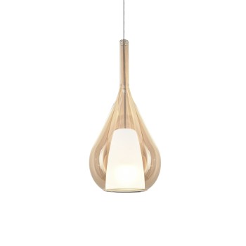 Pendul KALIQUE chihlimbar Ideal Lux 360058, D18 cm, 1xE27