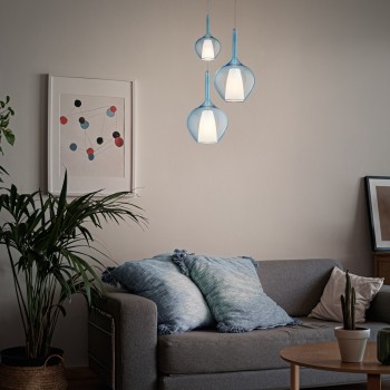 Pendul KALIQUE cupru Ideal Lux 360065, D18 cm, 1xE27
