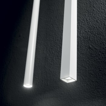 Pendul LED LOOK alb Ideal Lux 362496, D8 cm, 3.5W