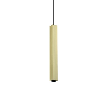 Pendul LOOK alama Ideal Lux 366982, 4x4 cm, 1xGU10