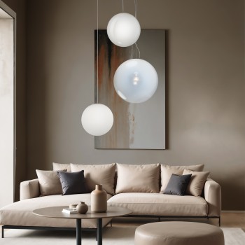 Pendul MAPA aluminiu Ideal Lux 368252, 5x6.8 cm, 1xE14