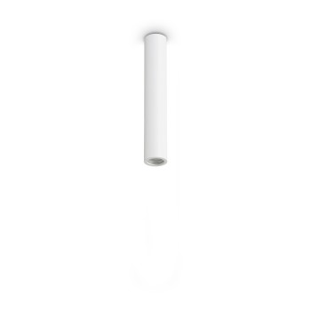 Pendul LOOK alb gips Ideal Lux 371436, D7 cm, 1xGU10