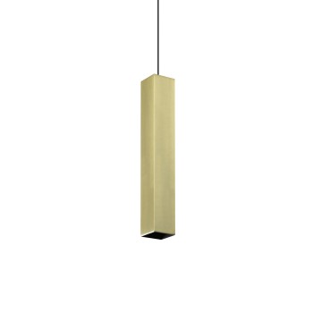 Pendul LOOK alama Ideal Lux 371702, 6x6 cm, 1xGU10