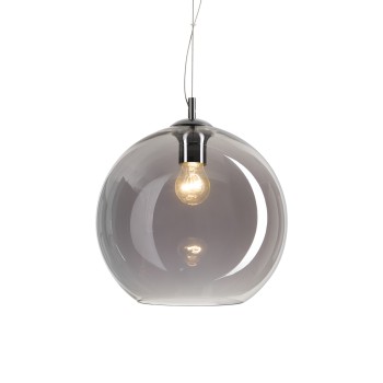 Pendul NEMO fumuriu Ideal Lux 094229, D40 cm, 1xE27