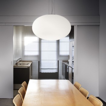 Pendul CANDY alb Ideal Lux 086743, D50 cm, 1xE27