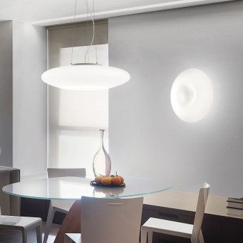 Lustra GLORY alb Ideal Lux 101125, D40 cm, 3xE27