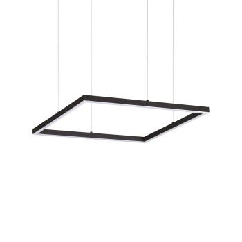 Lustra LED ORACLE SLIM negru Ideal Lux 259161, 50x50 cm, 33W