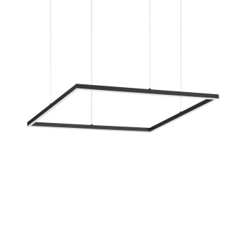 Lustra LED ORACLE SLIM negru Ideal Lux 259185, 70x70 cm, 44W