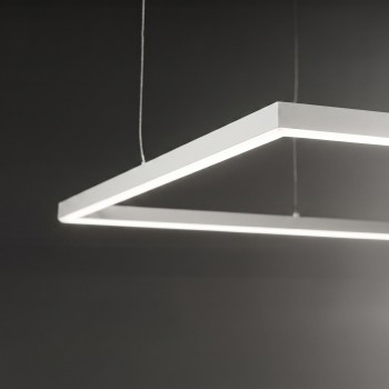 Lustra LED ORACLE SLIM alb Ideal Lux 259178, 70x70 cm, 44W