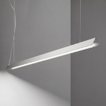 Lustra LED V-LINE negru Ideal Lux 275376, 110x3.4 cm, 20W