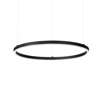 Lustra LED ORACLE SLIM negru Ideal Lux 304427, D90 cm, 42W