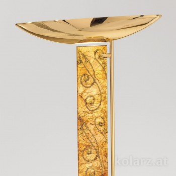 Lampadar DELPHI Medici Gold, KOLARZ, Placat cu aur 24k, Inaltime 185 - 1