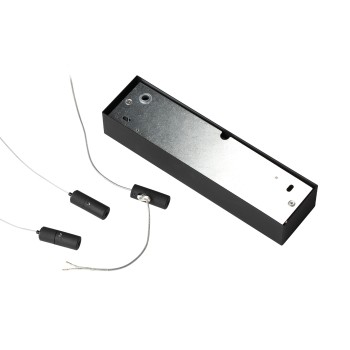 Lustra LED ORACLE SLIM negru Ideal Lux 304458, D150 cm, 77W