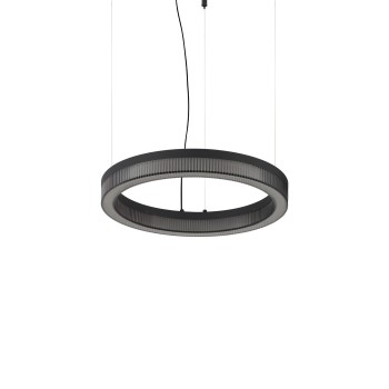 Lustra LED CROWN negru Ideal Lux 339139, D40 cm, 21W
