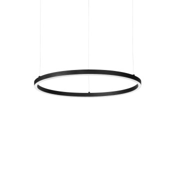 Lustra LED ORACLE SLIM negru Ideal Lux 342023, D50 cm, 28W