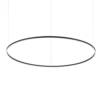 Lustra LED ORACLE SLIM negru Ideal Lux 342184, D150 cm, 77W