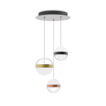 Lustra LED GALAXY alb Ideal Lux 342993, D25 cm, 29W