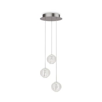Lustra LED DIAMOND transparent Ideal Lux 343464, D25 cm, 15W