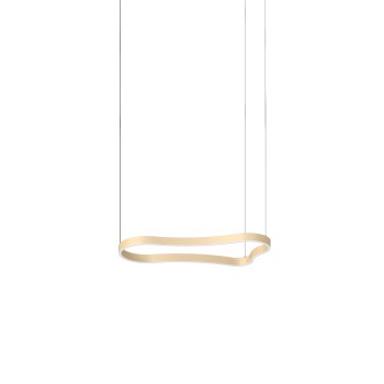 Lustra LED WAVES auriu Ideal Lux 345222, 94.2x45.1 cm, 37W