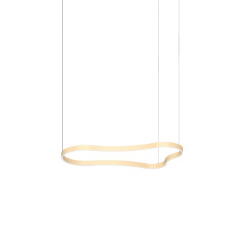 Lustra LED WAVES auriu Ideal Lux 345253, 125.4x66.2 cm, 45W