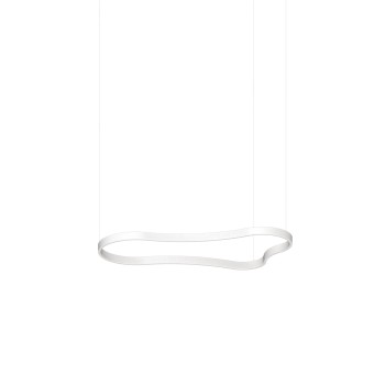 Lustra LED WAVES alb Ideal Lux 345260, 125.4x66.2 cm, 45W