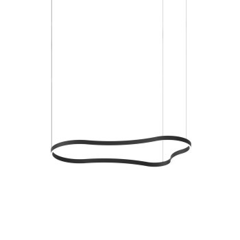 Lustra LED WAVES negru Ideal Lux 345277, 155.6x87 cm, 54W