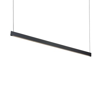 Lustra LED STEEL negru Ideal Lux 348384, 120x6 cm, 35W