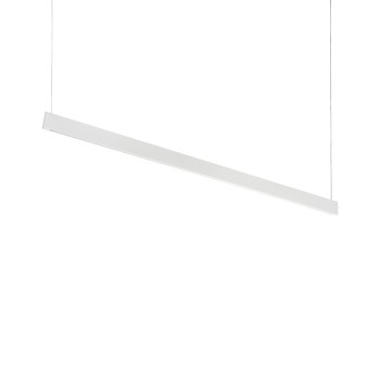 Lustra LED STEEL alb Ideal Lux 348407, 120x6 cm, 35W