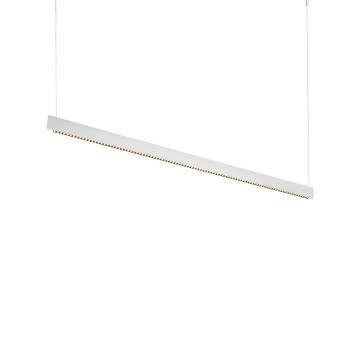 Lustra LED STEEL alb Ideal Lux 348414, 120x6 cm, 35W