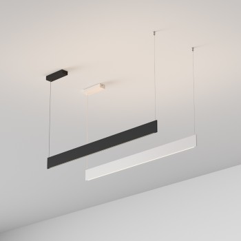 Lustra LED STEEL alb Ideal Lux 348414, 120x6 cm, 35W