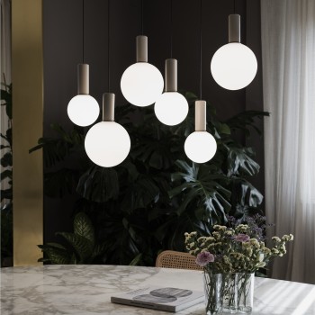 Lustra LED ODEON alb Ideal Lux 349237, D57 cm, 39W