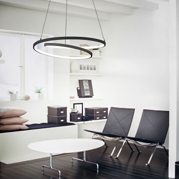 Lustra LED OZ alb Ideal Lux 352435, D40 cm, 38W