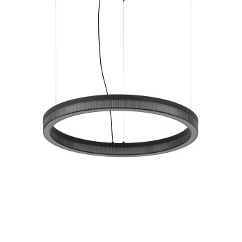 Lustra LED CROWN negru Ideal Lux 365008, D60 cm, 31W