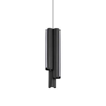 Lustra LED DORICA negru Ideal Lux 366487, D9.5 cm, 27W