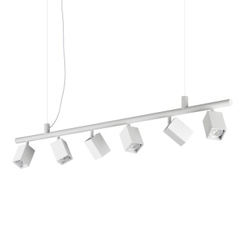 Lustra DYNAMITE alb Ideal Lux 367460, L115.5 cm, 6xGU10